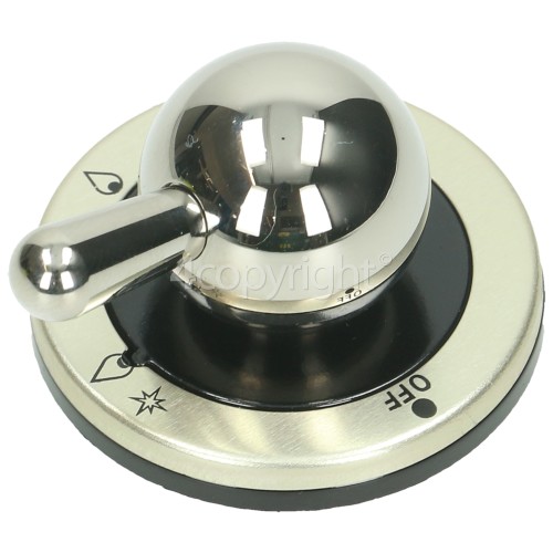 Britannia Hob Control Knob Chrome britanniaspares.co.uk