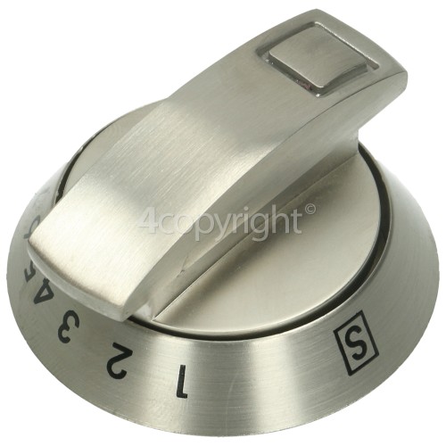 Rangemaster 7236 Tecnik 110 NG ST ST Gas Thermostat Control Knob - Nickel