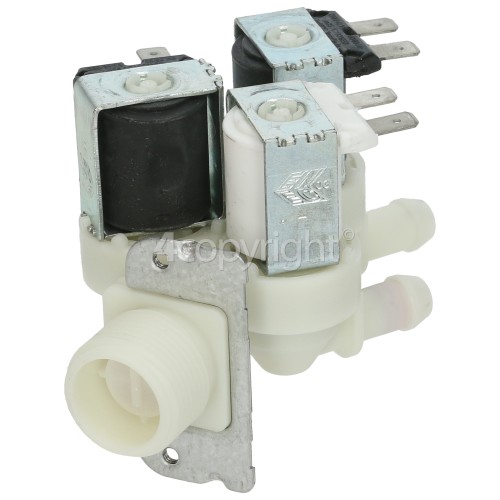 Bosch Cold Water Triple Solenoid Inlet Valve (3 Way) : 180Deg. With 12 Bore Outlets