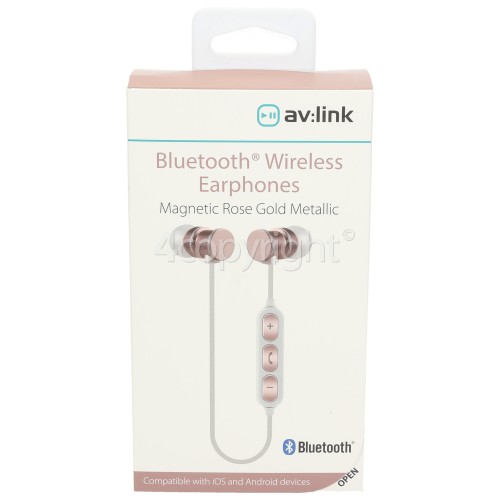 Bluetooth® Wireless Earphones - Rose / White