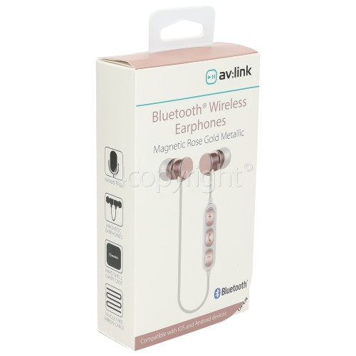 Bluetooth® Wireless Earphones - Rose / White