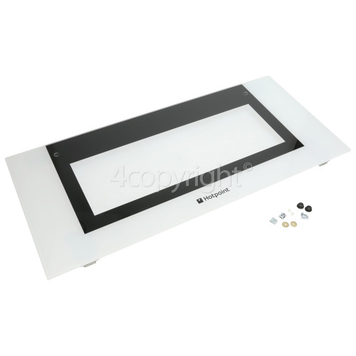 Hotpoint BD52P Top Oven Outer Door Glass