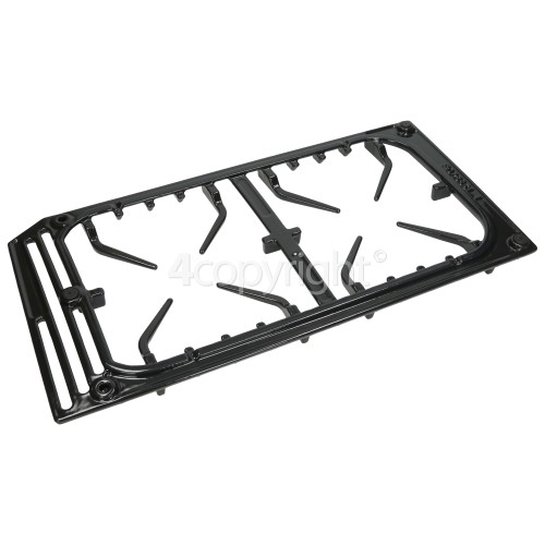 Rangemaster 7033 90 DF NG Double Oven black Left Hand Middle Pan Support