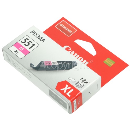 Canon Genuine CLI-551MXL High Capacity Magenta Ink Cartridge - 6445B001