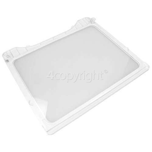 Samsung Fridge Upper Glass Shelf Assembly 440x385mm www