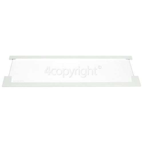 DeDietrich DRS322JE Fridge Front Half Glass Shelf Assembly : 477x160mm