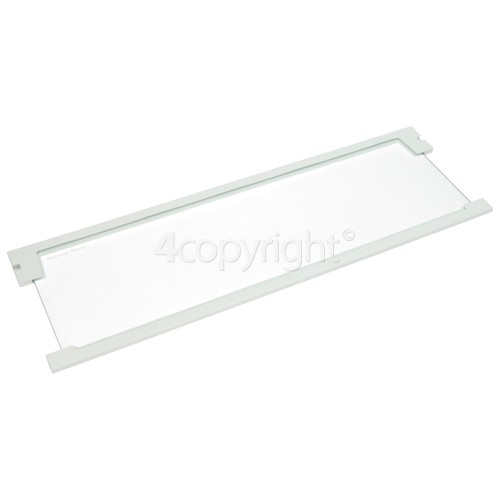 DeDietrich DRS322JE Fridge Front Half Glass Shelf Assembly : 477x160mm