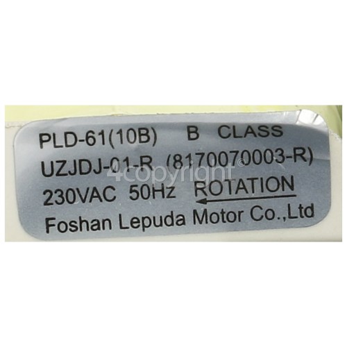 Delonghi Motor : Forshan Lepuda PLD-61(10B) UZJDJ-10-R