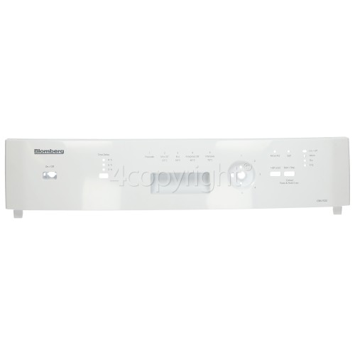 Blomberg Control Panel Fascia - White