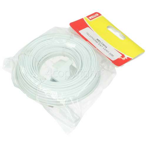 Wellco 20M Telephone Extension Lead