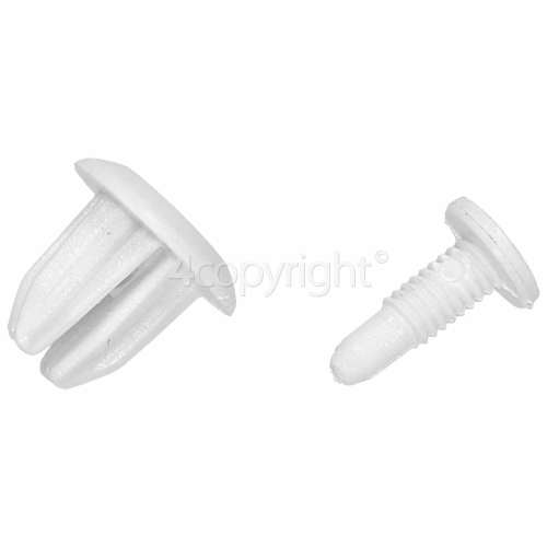 Belling 444448837 Hotplate Button Holder - White