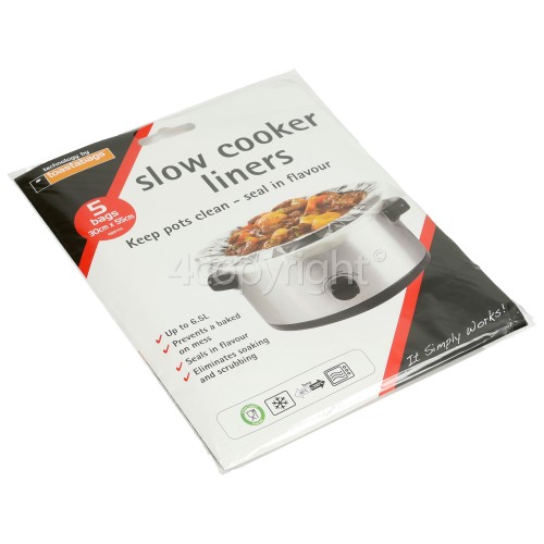 Toastbag Universal Slow Cooker Liners (Pack Of 5) : ( 55x30cm ) 550x300mm