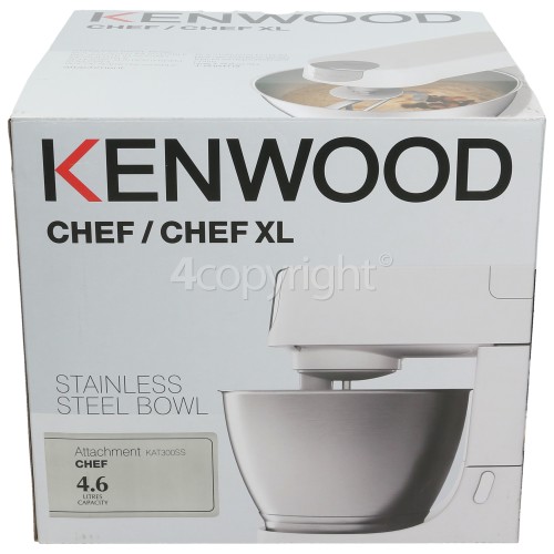 Kenwood Stainless Steel Chef Bowl - 4.6L