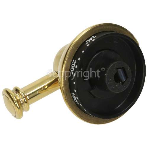 Rangemaster Thermostat Control Knob - Polished Brass