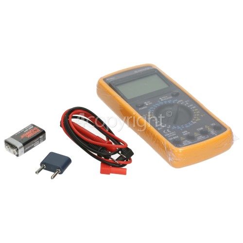 Professional Ac/Dc Digital Multimeter 600V 2MA - 10A Safety Tester PPE