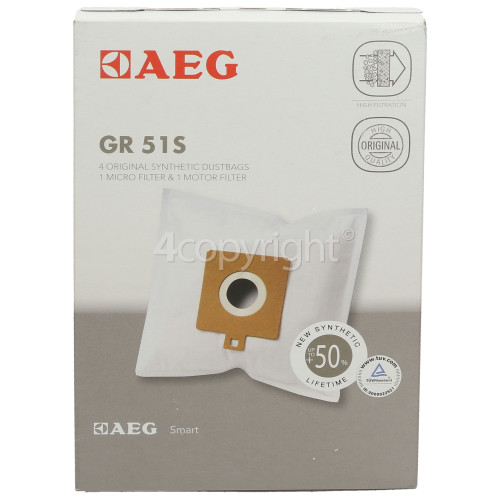 Electrolux Z3318 AEG/ELECTRUX GR51S PAPER BAGS PLUS FILTERS 1MCF+1MF