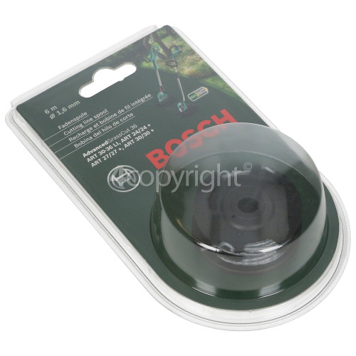 Bosch ART 27 Spool / Line ; 6M X 1. 6MM (Art 3036 Li Art 24 Art 27 Art 30) www.spares4boschuk