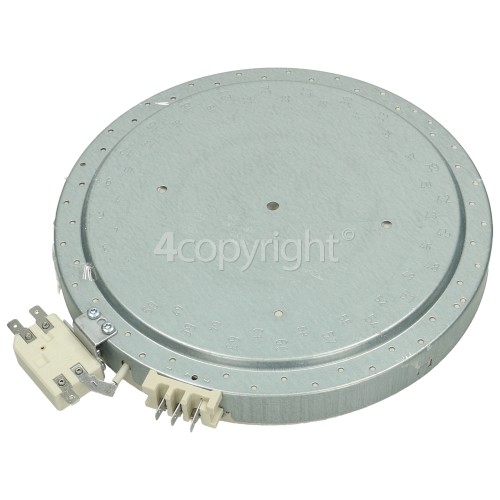 Indesit I6VV2AWUK Large Ceramic Hob Hotplate Element - 2100W EGO 10. 71433. 093