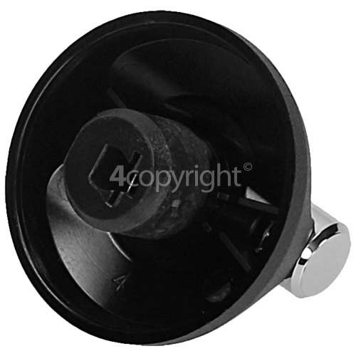 Belling Cooker Control Knob Black / Chrome www.bellingspares.co.uk