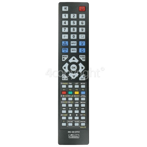 Alba Compatible TV Remote Control