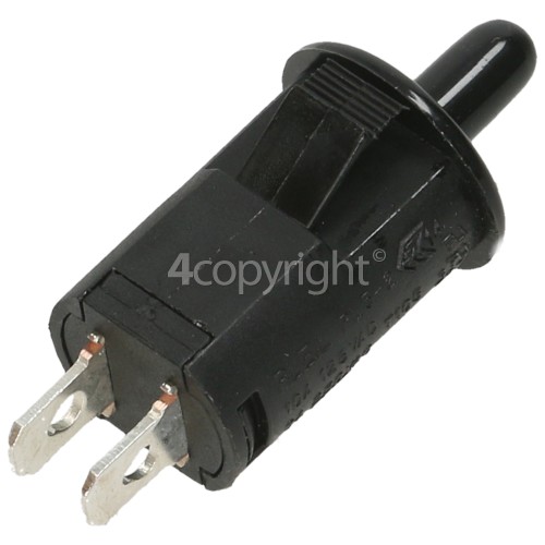 Press Button Button Switch -black 6A Round 2tag