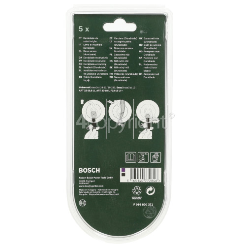 Bosch 23cm Durablade Trimmer Blades (Pack Of 5)