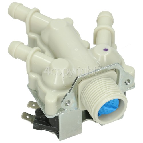 LG Cold Water Triple Solenoid Inlet Valve : 180Deg. With 12 Bore Outlets