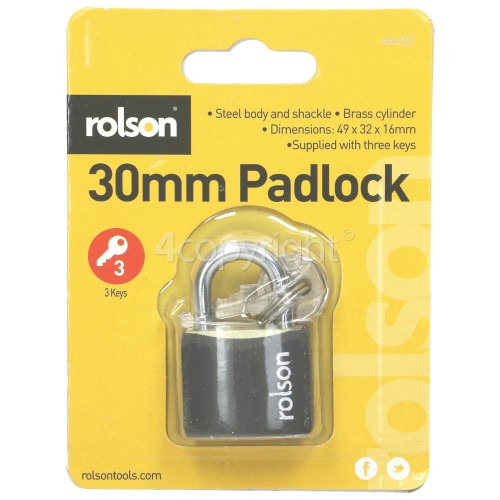 Rolson 30mm Padlock