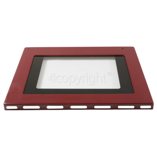 Rangemaster 91780 PROFESSIONAL PLUS 110 IND. BLACK Right Oven Outer Door - Red