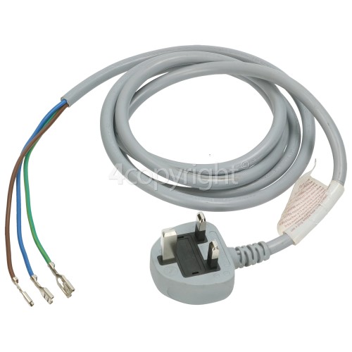 Beko WMA665W UK Mains Cable - 3 Pin