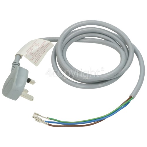 Beko WMA665W UK Mains Cable - 3 Pin