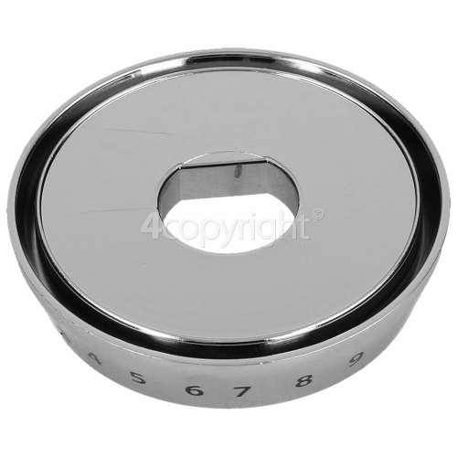 Belling Main Oven Control Knob Bezel Chrome www.bellingspares.ie
