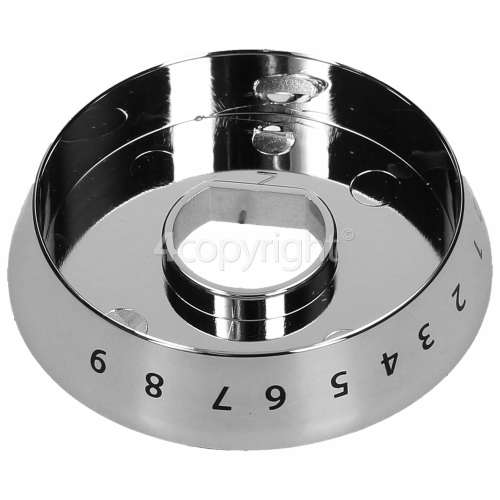 Belling Main Oven Control Knob Bezel Chrome www.bellingspares.co.uk