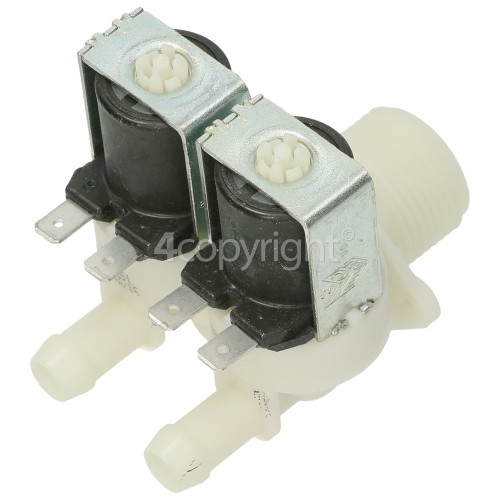 Whirlpool AWG5122 Double Water Solenoid Inlet Valve : 180Deg.