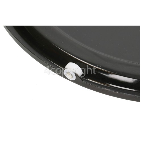 Bosch HBC84H501B/01 Enamel Turntable Plate : 360mm Diameter : Metal Tray With Wheels