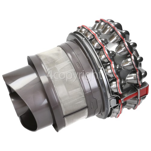 Dyson Satin Nickel/red Cyclone Assy | Spares, Parts \u0026 Accessories for your  household appliances | 4ourhouse.co.uk