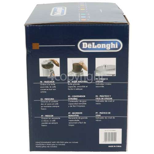 Delonghi KG100 DECC500 Vacuum Sealed Coffee Storage Canister