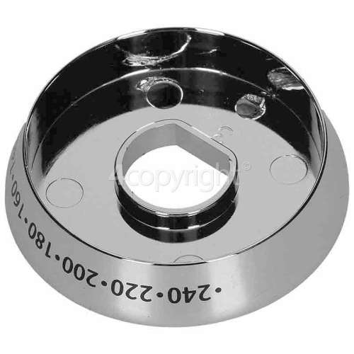 Belling Main Oven Control Knob Bezel Silver www.bellingspares.co.uk
