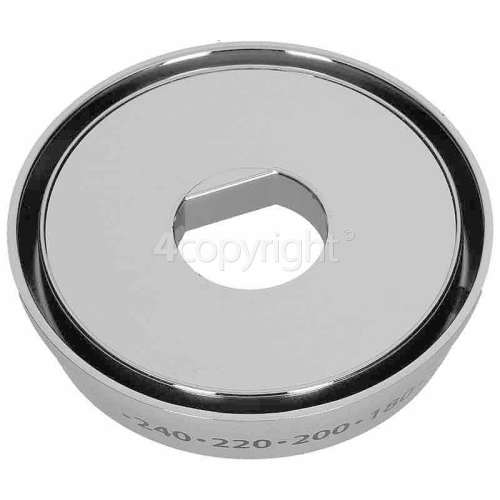 Belling 444444135 Main Oven Control Knob Bezel - Silver