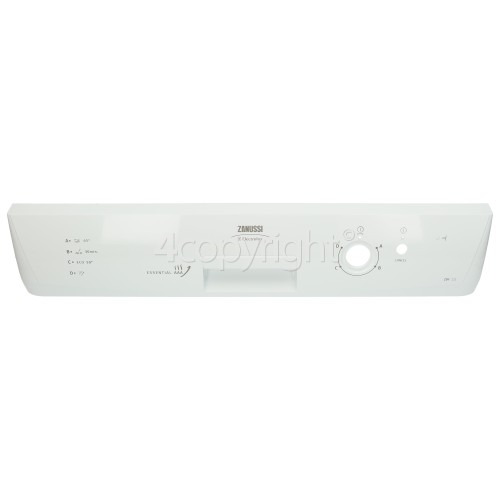 Zanussi Control Panel Fascia - White