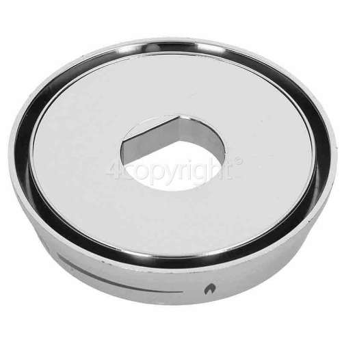 New World Gas Hob Control Knob Bezel - Chrome