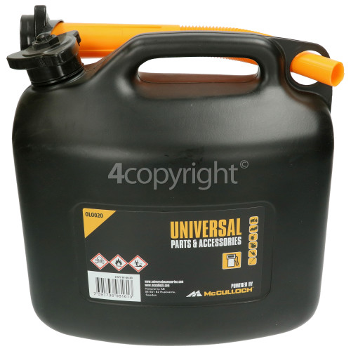 Universal Powered By McCulloch OLO020 Fuel Can - 5 Litre