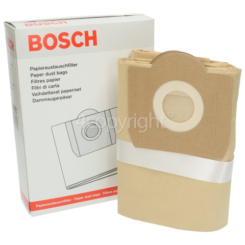 Bosch Type W Paper Dust Bags (Pack Of 4)