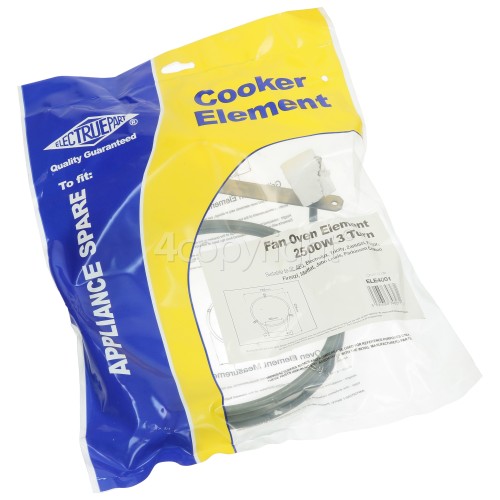 Fan Oven Element 2500W : Compatible With BKR 20 09