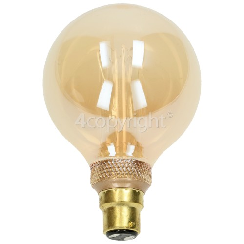 TCP BC/B22 LED Classic Etched G95 Vintage Lamp (Candlelight)