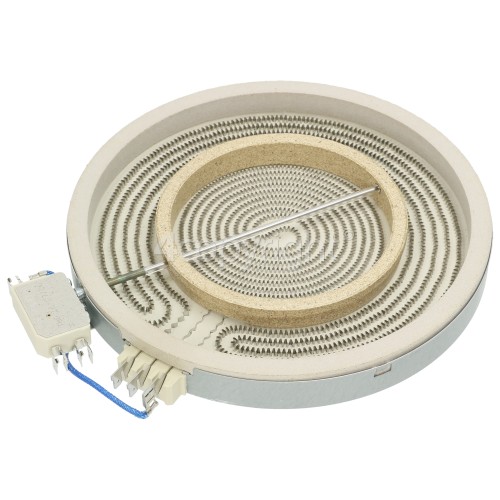 Large ceramic hob outlet