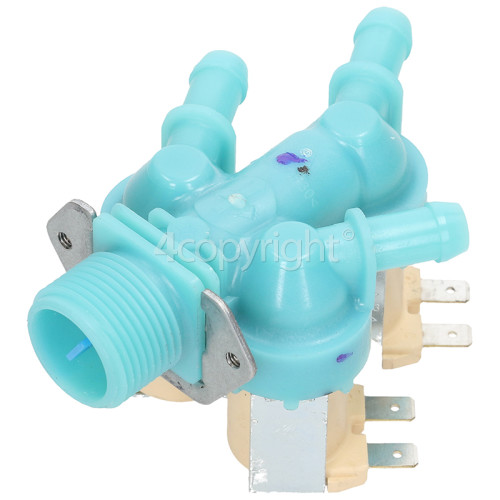 Samsung Cold Water Triple Solenoid Inlet Valve : Elbi C-407/19-B18 33090157/369 180Deg.