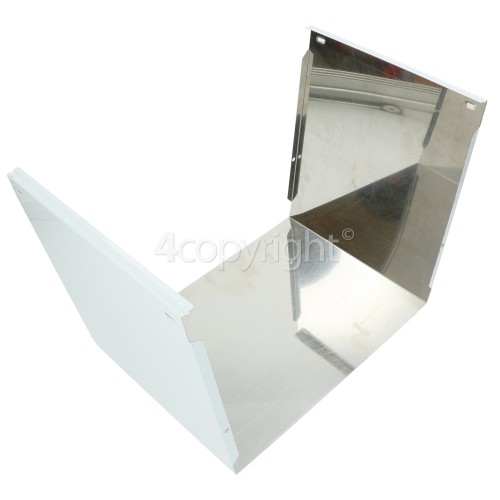 Rangemaster 6923 110 HOOD Electric stainless steel/chrome Upper Chimney Plus H215 6923ST/ST
