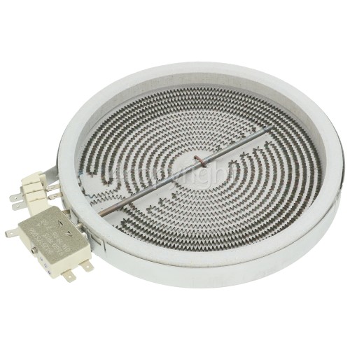 Electrolux Group Large Ceramic Dual Hotplate Element - 1700/700W EGO 10.58211.081 OR 10.58211.044