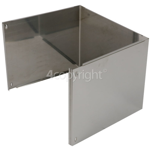 Rangemaster 6933 100 HOOD Electric stainless steel/glass (6933) Upper Chimmey